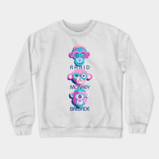 Rabid Monkey Brigade für anime Fans Crewneck Sweatshirt